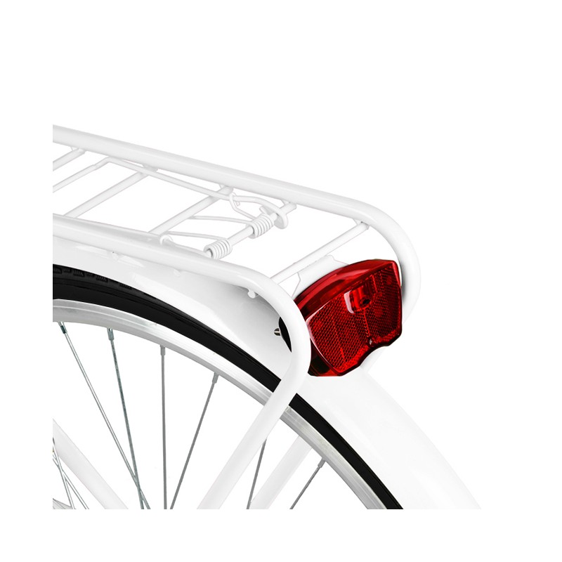 Milord Komfort Fahrrad Mit Korb Damenfahrrad, 26 Zoll, Weiss, 3 Gänge