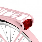 Milord Komfort Fahrrad Mit Korb Damenfahrrad, 26 Zoll, Pink, 7 Gänge