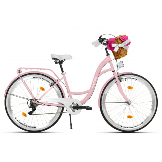 Milord Komfort Fahrrad Damenfahrrad, 26 Zoll, Pink, 7 Gänge