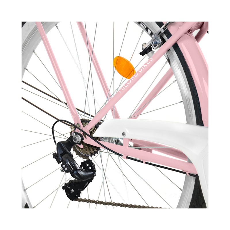 Milord Komfort Fahrrad Damenfahrrad, 26 Zoll, Pink, 7 Gänge