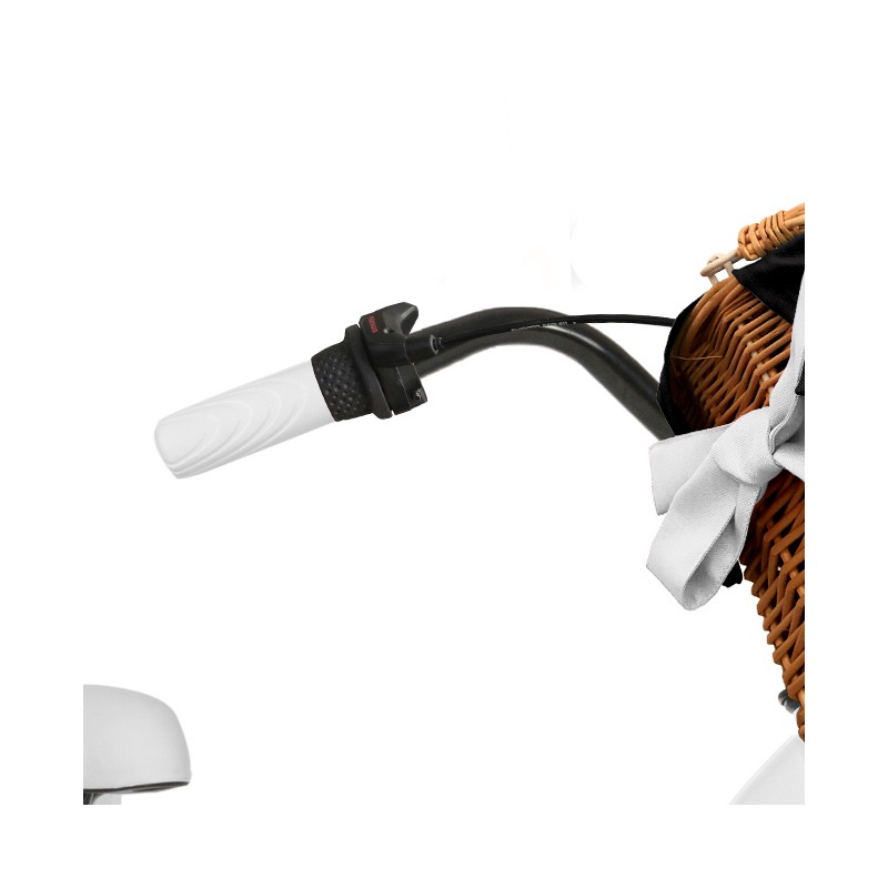 Milord Komfort Fahrrad Mit Korb Damenfahrrad, 26 Zoll, Weiss, 3 Gänge