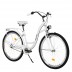 Milord Komfort Fahrrad Damenfahrrad, 28 Zoll, Weiss, 3 Gänge