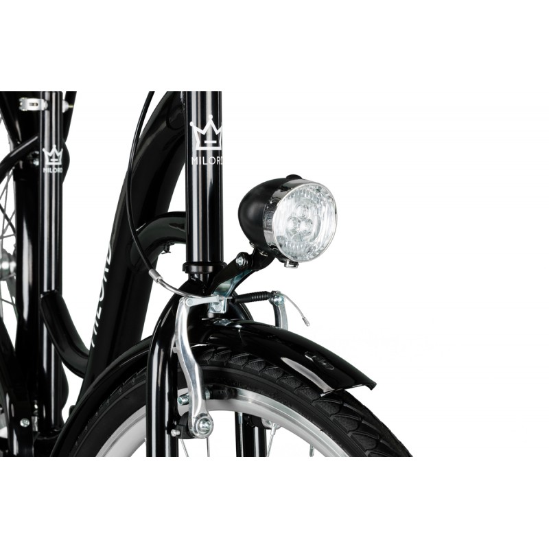 Milord Komfort Fahrrad Damenfahrrad, 26 Zoll, Schwarz, 1 Gang