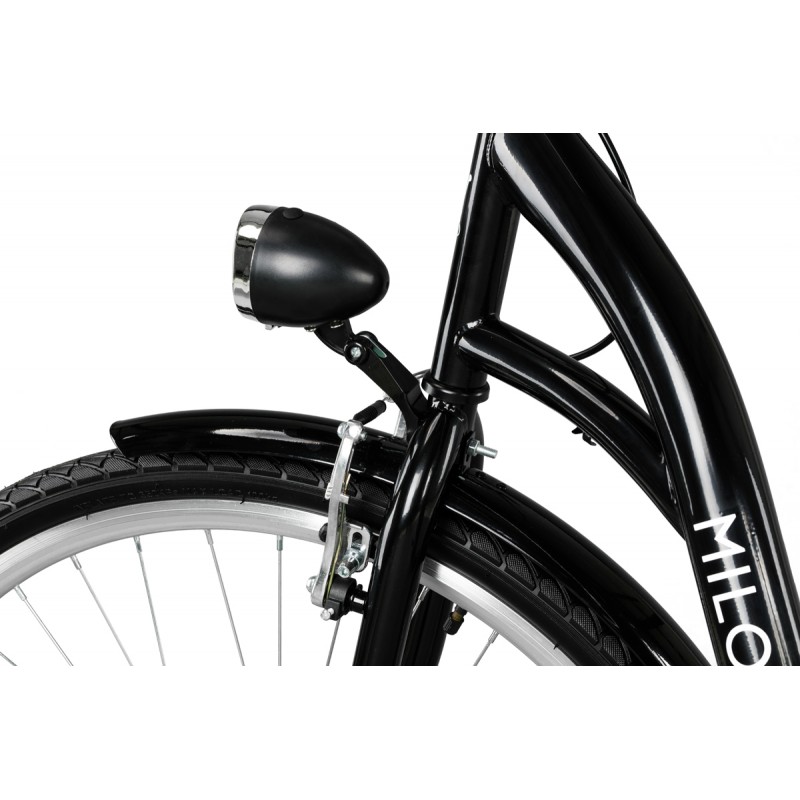 Milord Komfort Fahrrad Damenfahrrad, 26 Zoll, Schwarz, 1 Gang