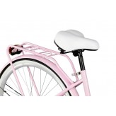Milord Komfort Fahrrad Mit Korb Damenfahrrad, 26 Zoll, Pink, 1 Gang