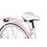 Milord Komfort Fahrrad Mit Weidenkorb Damenfahrrad, 26 Zoll, Pink, 1 Gang