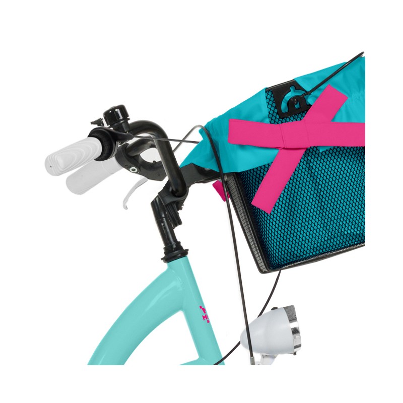 Milord Komfort Fahrrad Mit Korb Damenfahrrad, 26 Zoll, Wasserblau, 3 Gänge