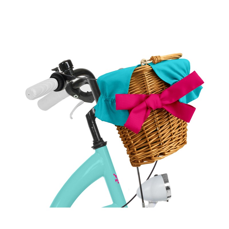 Milord Komfort Fahrrad Mit Korb Damenfahrrad, 26 Zoll, Wasserblau, 3 Gänge