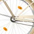 Milord Komfort Fahrrad Mit Korb Damenfahrrad, 28 Zoll, Creme-Braun, 3 Gänge