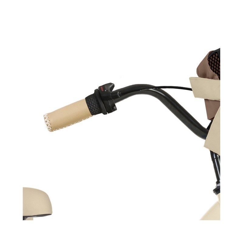 Milord Komfort Fahrrad Mit Korb Damenfahrrad, 26 Zoll, Creme-Braun, 3 Gänge