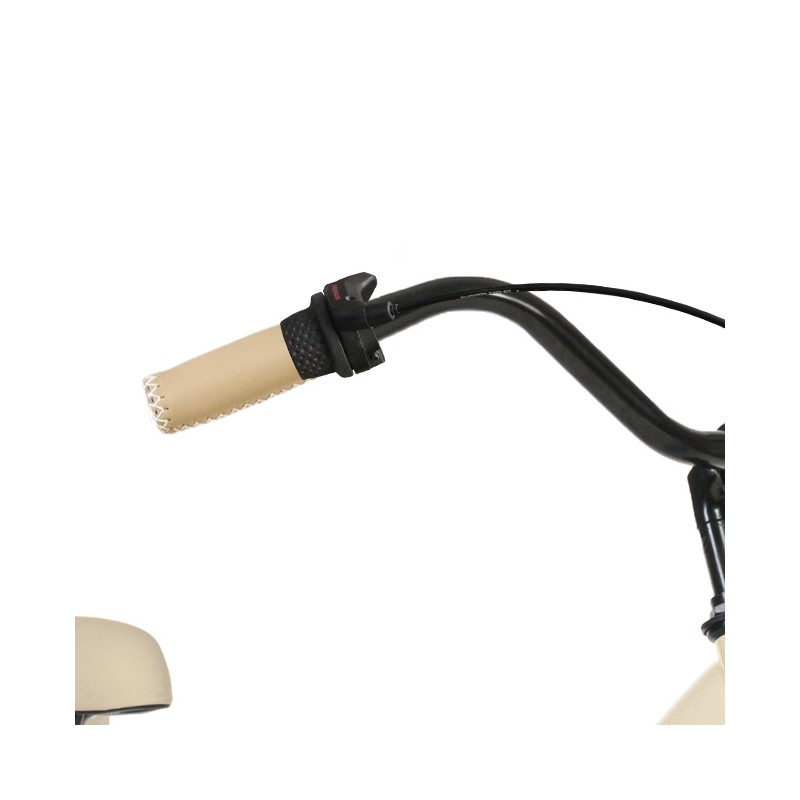 Milord Komfort Fahrrad Mit Korb Damenfahrrad, 26 Zoll, Creme-Braun, 3 Gänge