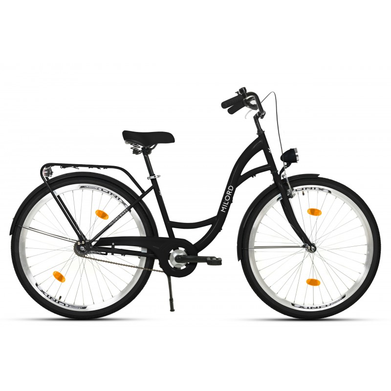 Milord Komfort Fahrrad Damenfahrrad, 26 Zoll, Schwarz, 1 Gang