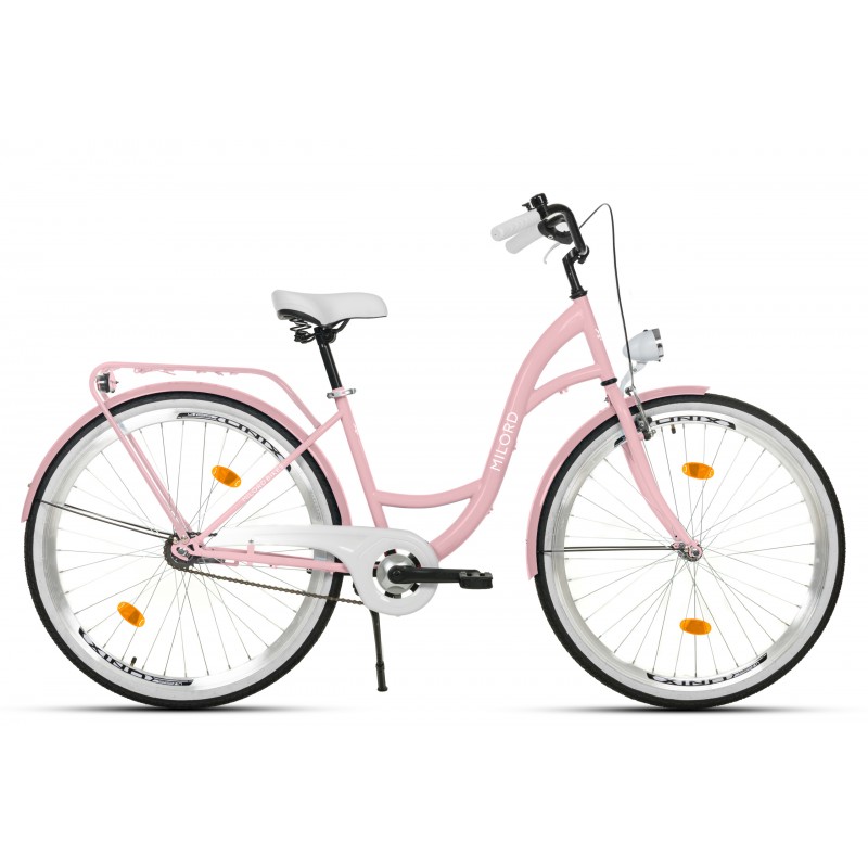 Milord Komfort Fahrrad Damenfahrrad, 26 Zoll, Pink, 1 Gang
