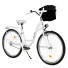Milord Komfort Fahrrad Mit Korb Damenfahrrad, 28 Zoll, Weiss, 1 Gang