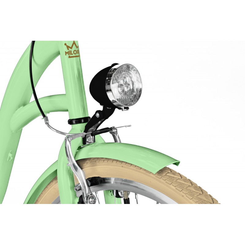 Milord Komfort Fahrrad Damenfahrrad, 28 Zoll, Mint-Creme, 3 Gänge