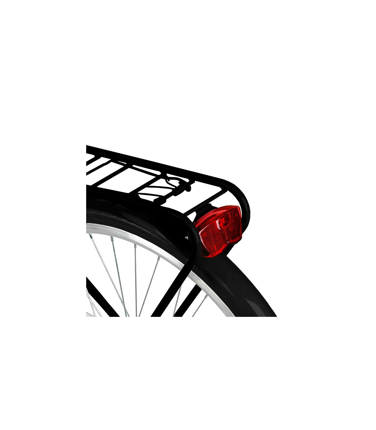 Milord Komfort Fahrrad Weidenkorb Damenfahrrad, 28 Zoll, Schwarz, 21 Gänge