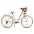Milord Komfort Fahrrad Damenfahrrad, 28 Zoll, Rosa, 7 Gänge, Creme