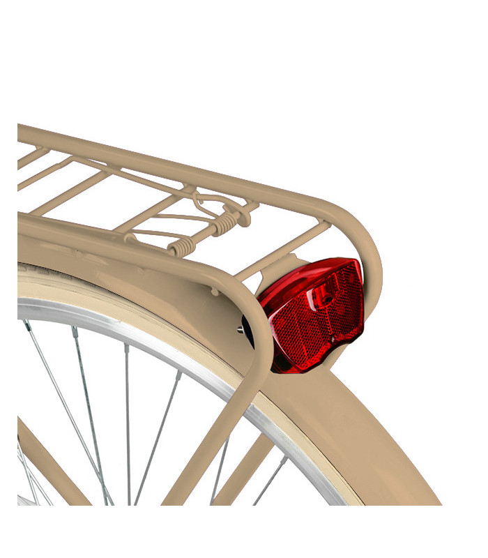 Milord Fahrrad Weidenkorb Damenfahrrad 26 Zoll Creme-Braun 21 Gänge