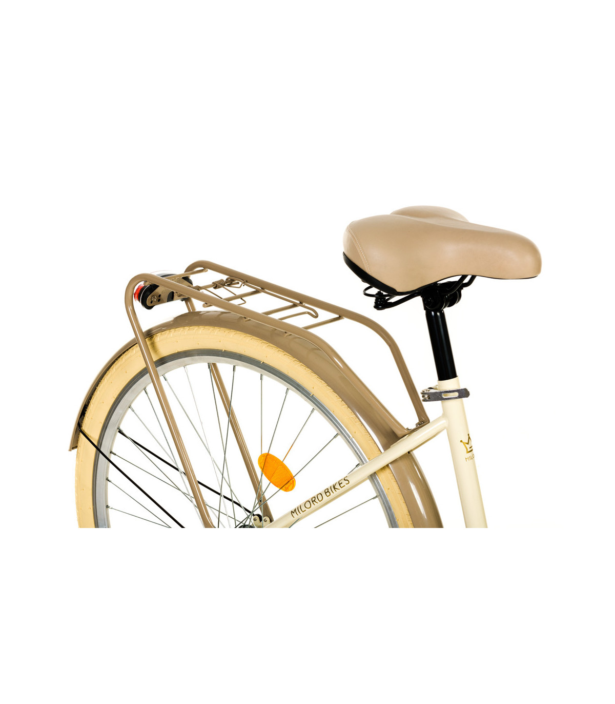 Milord Fahrrad Damenfahrrad 26 Zoll Creme-Braun 21 Gänge