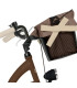 Milord Komfort Fahrrad Korb Damenfahrrad 26 Zoll Braun 1 Gang