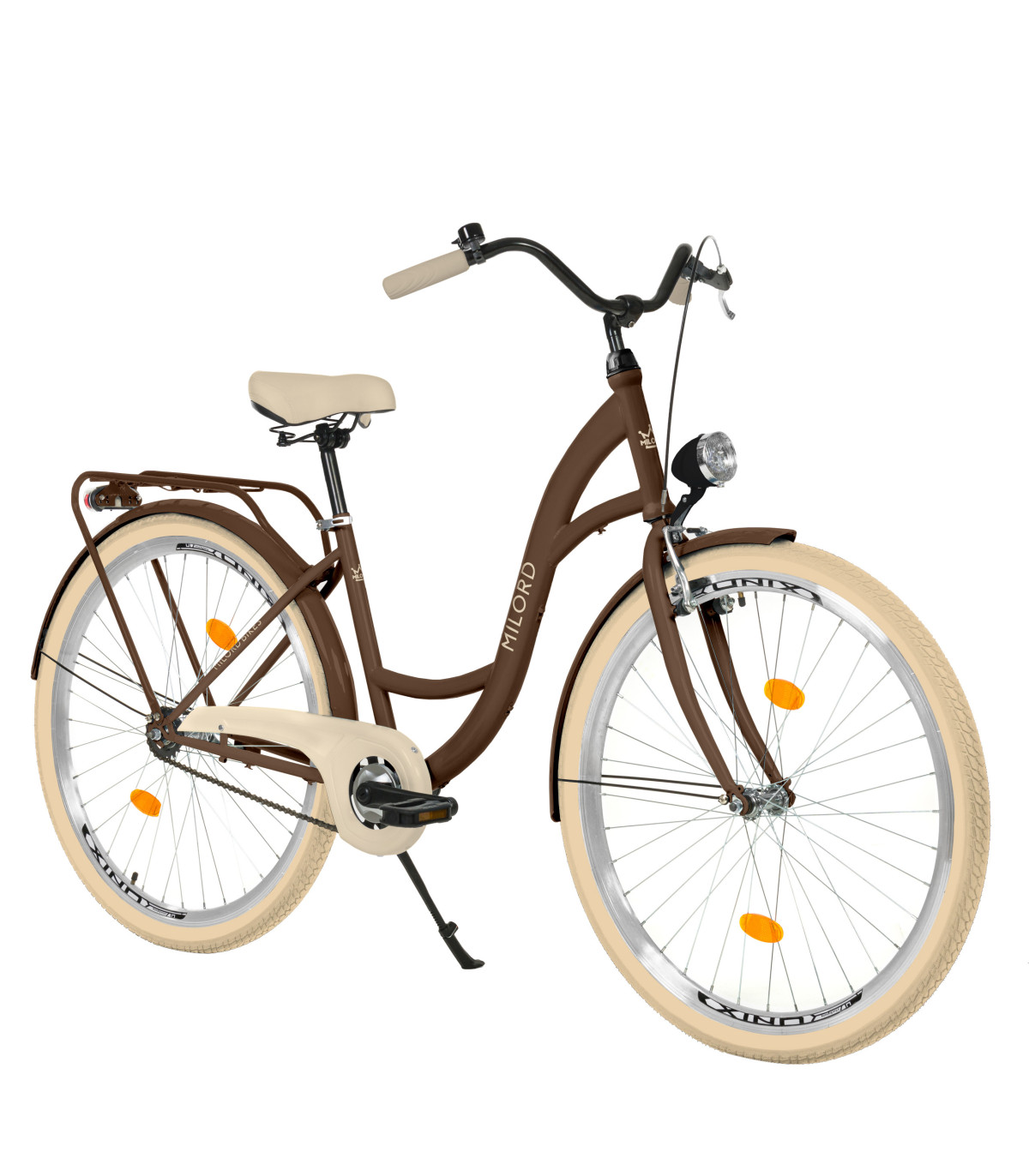 Milord Komfort Fahrrad Damenfahrrad, 28 Zoll, Braun, 1 Gang