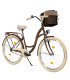 Milord Komfort Fahrrad Korb Damenfahrrad 28 Zoll Braun 1 Gang