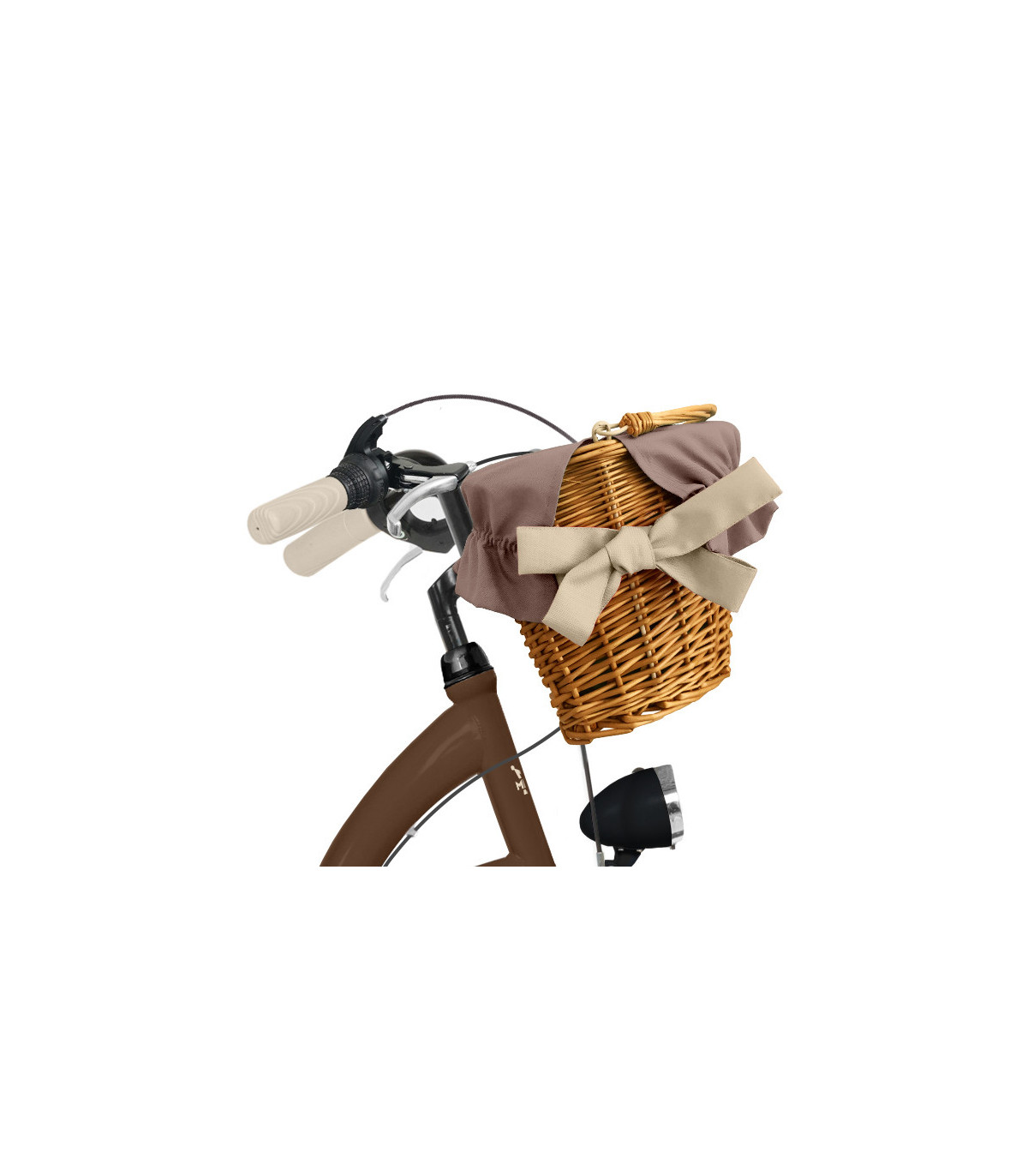 Milord Fahrrad Weidenkorb Damenfahrrad 28 Zoll Braun 7 Gänge