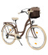 Milord Fahrrad Korb Damenfahrrad 28 Zoll Braun 7 Gänge