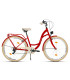 Milord City Fahrrad Damenfahrrad 26 Zoll Rot 7 Gänge Creme