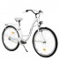 Milord Komfort Fahrrad Mit Korb Damenfahrrad, 28 Zoll, Weiss, 3 Gänge