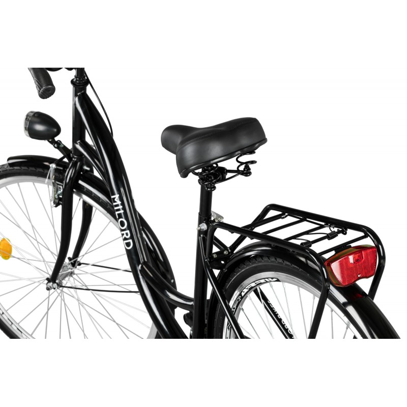 Milord Komfort Fahrrad Damenfahrrad, 28 Zoll, Schwarz, 1 Gang