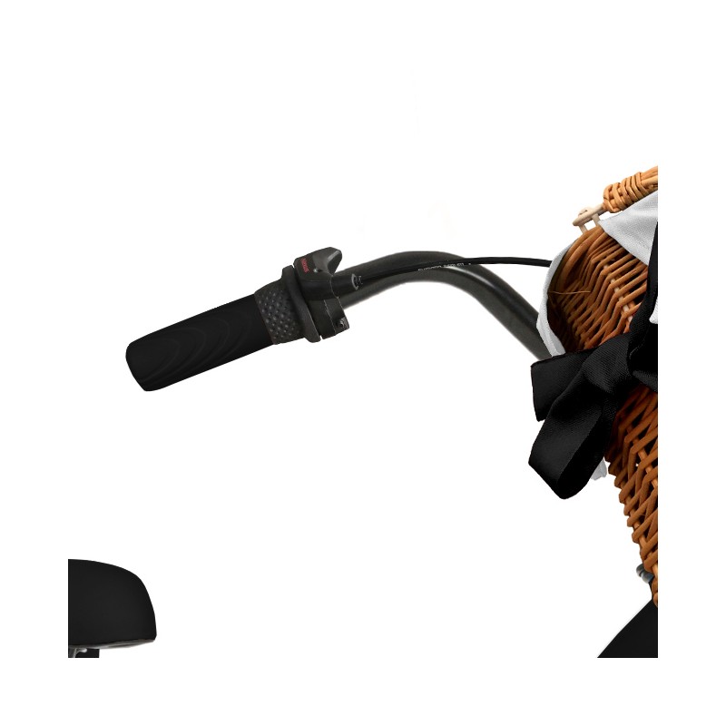 Milord Komfort Fahrrad Mit Korb Damenfahrrad, 28 Zoll, Schwarz, 3 Gänge