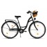 Milord Komfort Fahrrad Mit Korb Damenfahrrad, 28 Zoll, Schwarz, 3 Gänge