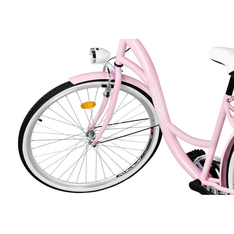 Milord Komfort Fahrrad Damenfahrrad, 28 Zoll, Pink, 1 Gang
