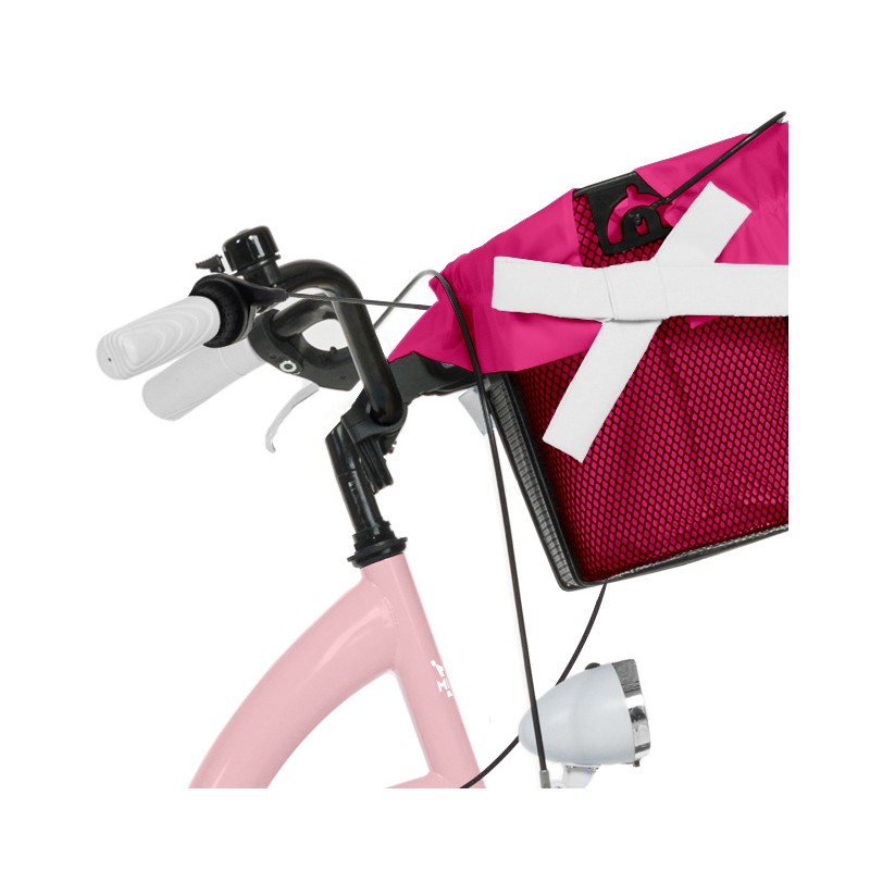 Milord Komfort Fahrrad Mit Korb Damenfahrrad, 28 Zoll, Pink, 3 Gänge