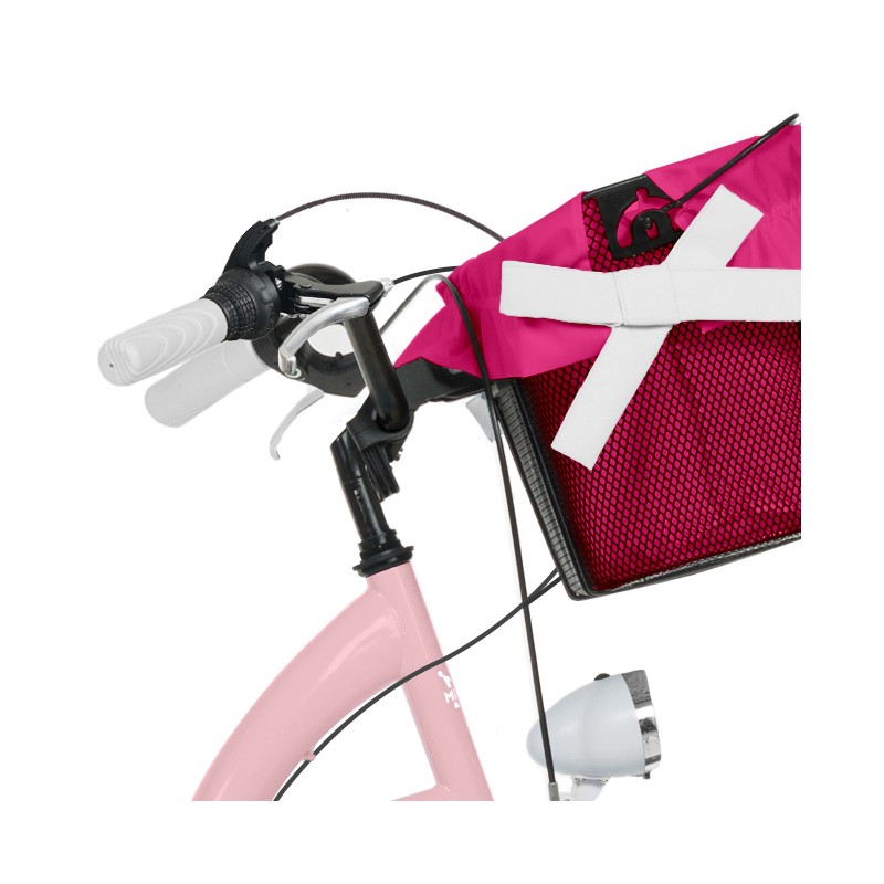 Milord Komfort Fahrrad Mit Korb Damenfahrrad, 28 Zoll, Pink, 7 Gänge