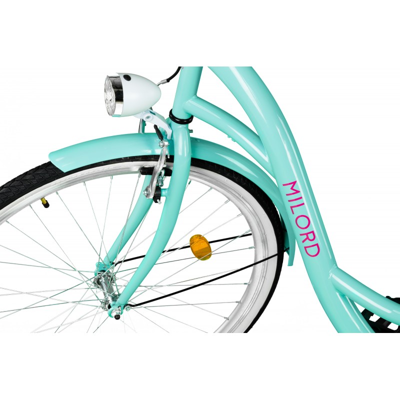 Milord Komfort Fahrrad Damenfahrrad, 28 Zoll, Wasserblau, 1 Gang