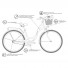 Milord Komfort Fahrrad Mit Korb Damenfahrrad, 28 Zoll, Wasserblau, 3 Gänge