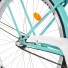 Milord Komfort Fahrrad Mit Korb Damenfahrrad, 28 Zoll, Wasserblau, 3 Gänge